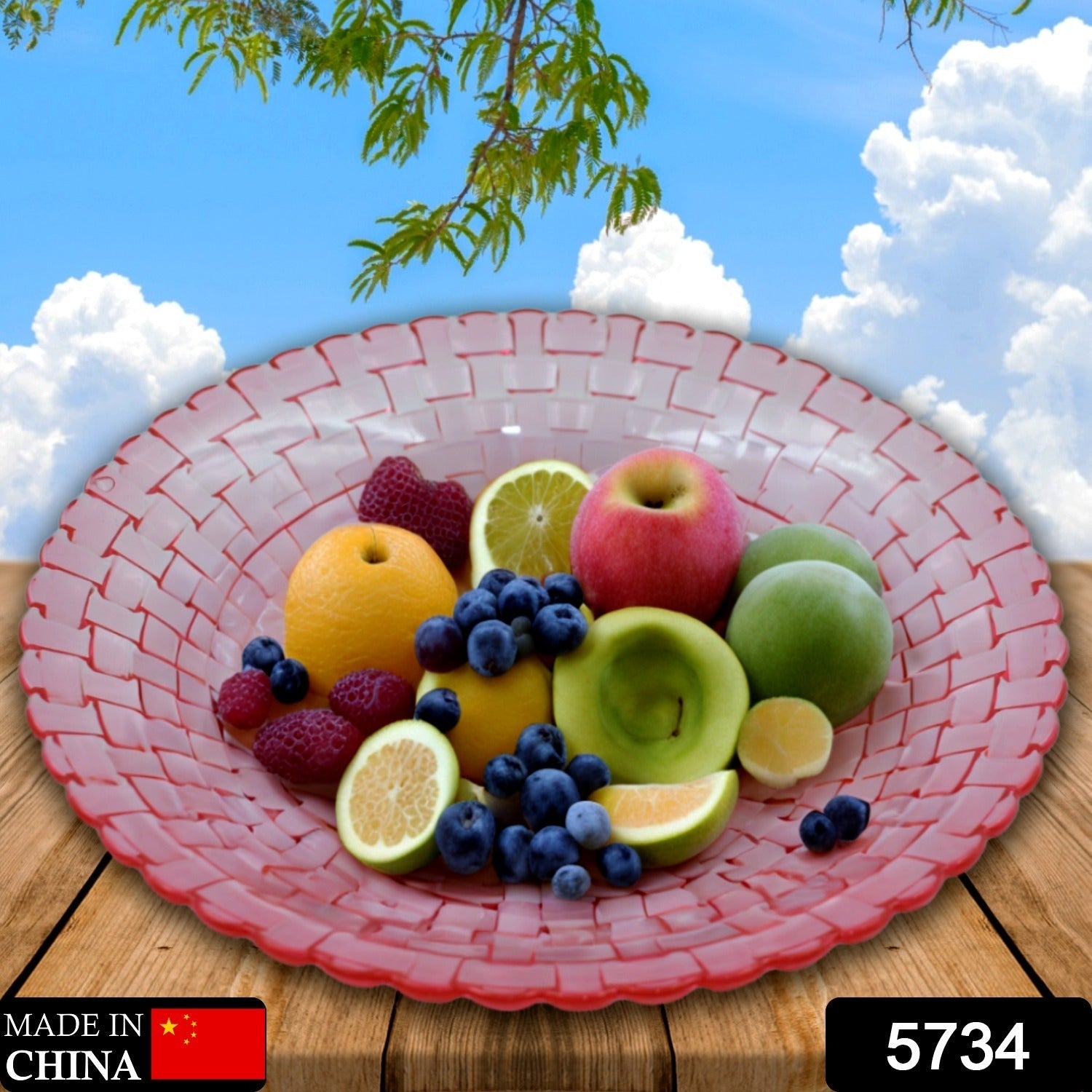 5734 Round Plastic Dinner Plate / Tray / Snacks / Breakfast Plate friendly Plastic Plate for Kids Party Supplies Birthday Holiday Party Dinnerware Supplies (1 Pc) 5734 Round Plastic Dinner Plate / Tray / Snacks / Breakfast Plate friendly Plastic Plate for Kids Party Supplies Birthday Holiday Party Dinnerware Supplies (1 Pc)